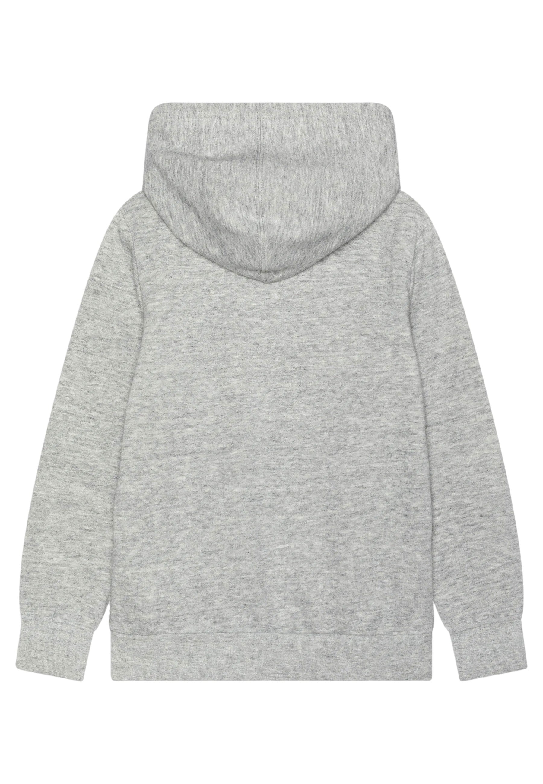 SUDADERA CHAMPION GRIS JUNIOR EMBROIDERED SCRIPT LOGO HOODIE