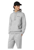 SUDADERA CHAMPION GRIS SMALL EMBROIDERED LOGO HOODIE