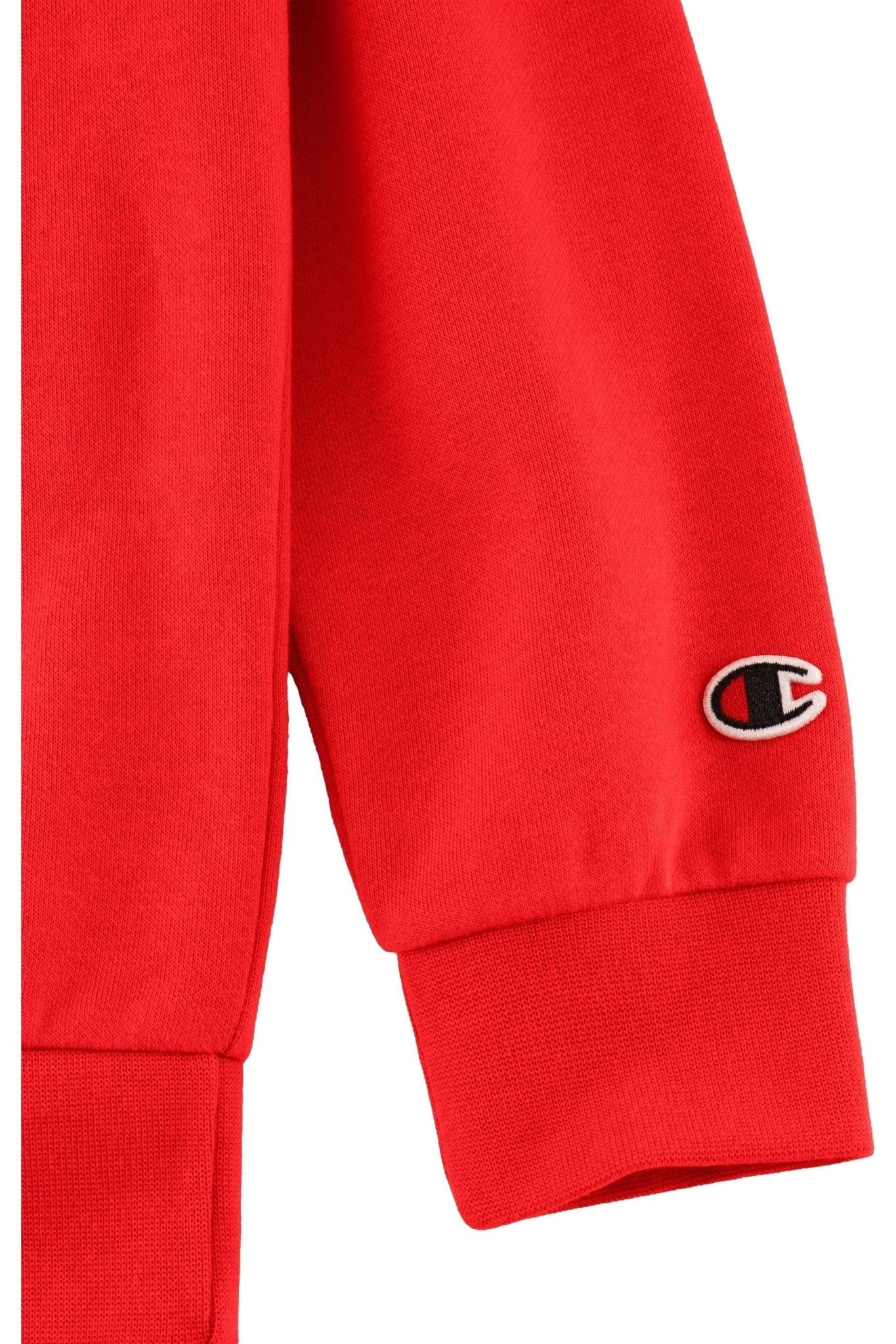 SUDADERA CHAMPION JUNIOR ROJA EMBROIDERED LOGO HOODED SWEATSHIRT - AREA ZERO