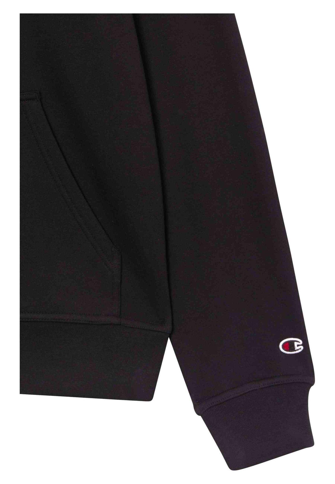 SUDADERA CHAMPION NEGRA ICONS EMBROIDERED TONED LOGO - AREA ZERO