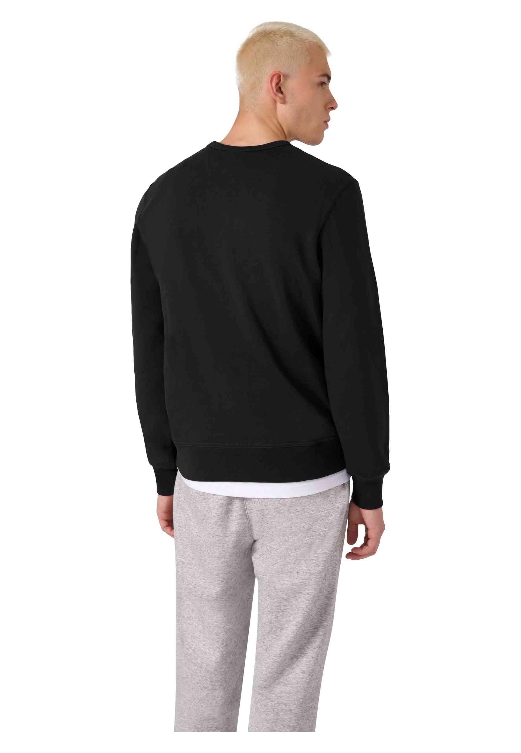 SUDADERA CHAMPION NEGRA SMALL EMBROIDERED LOGO CREWNECK