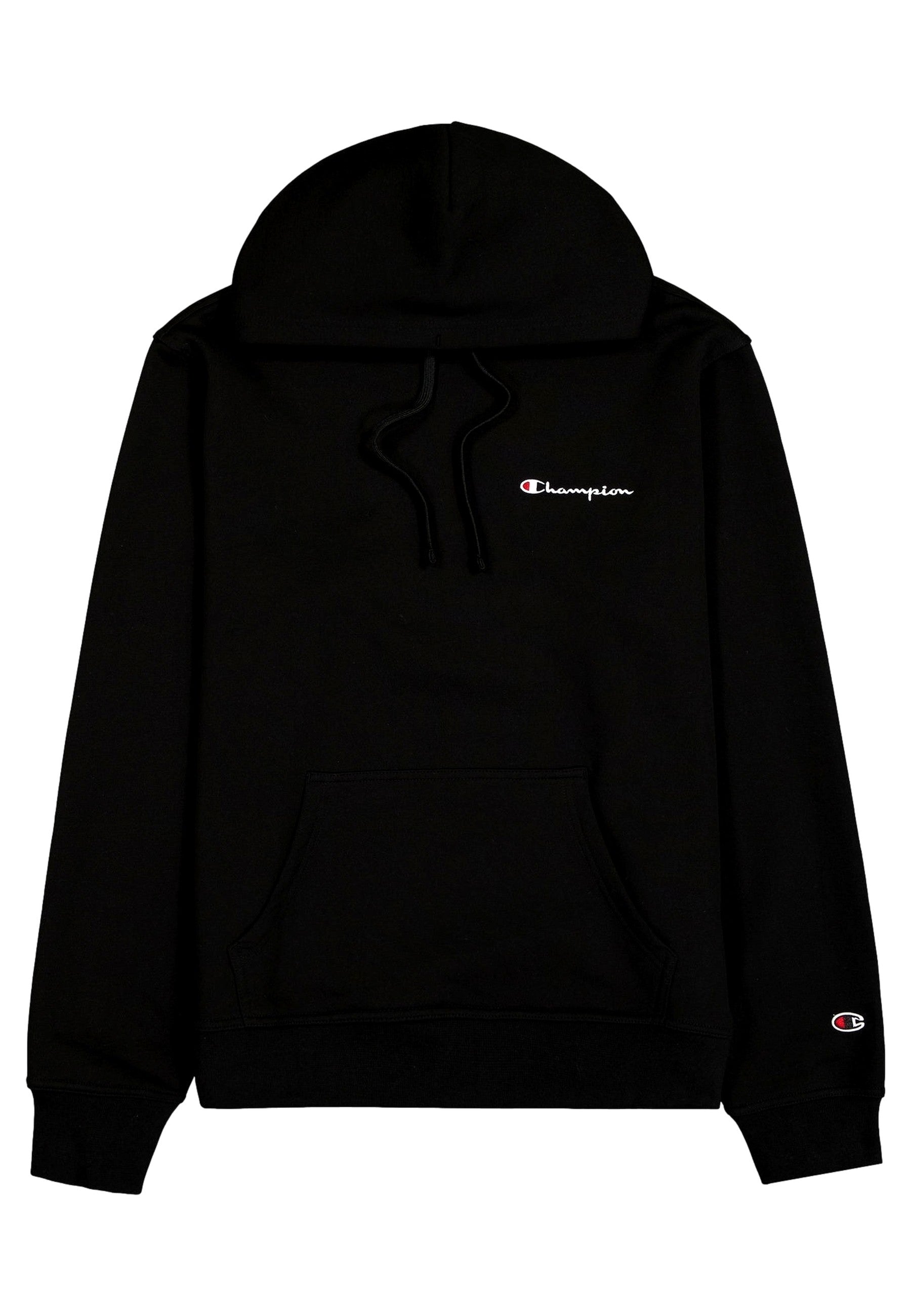 SUDADERA CHAMPION NEGRA SMALL EMBROIDERED LOGO HOODED SWEATSHIRT