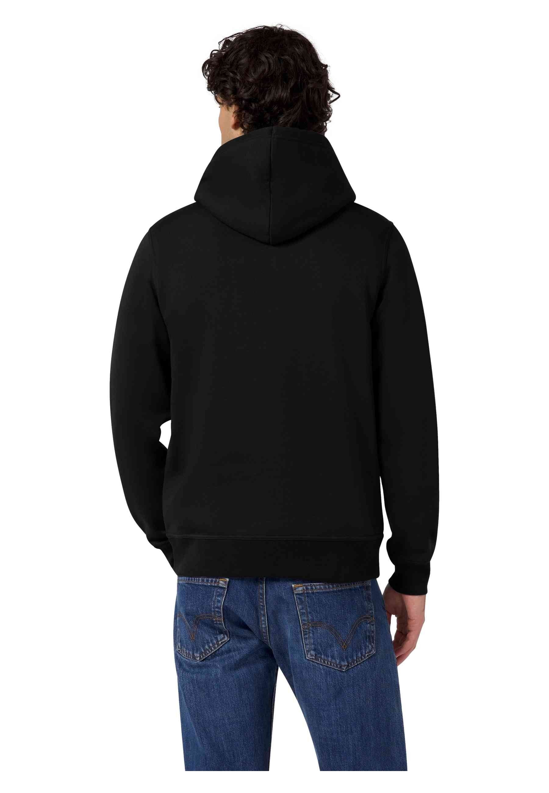 SUDADERA CHAMPION NEGRA SMALL EMBROIDERED LOGO HOODIE