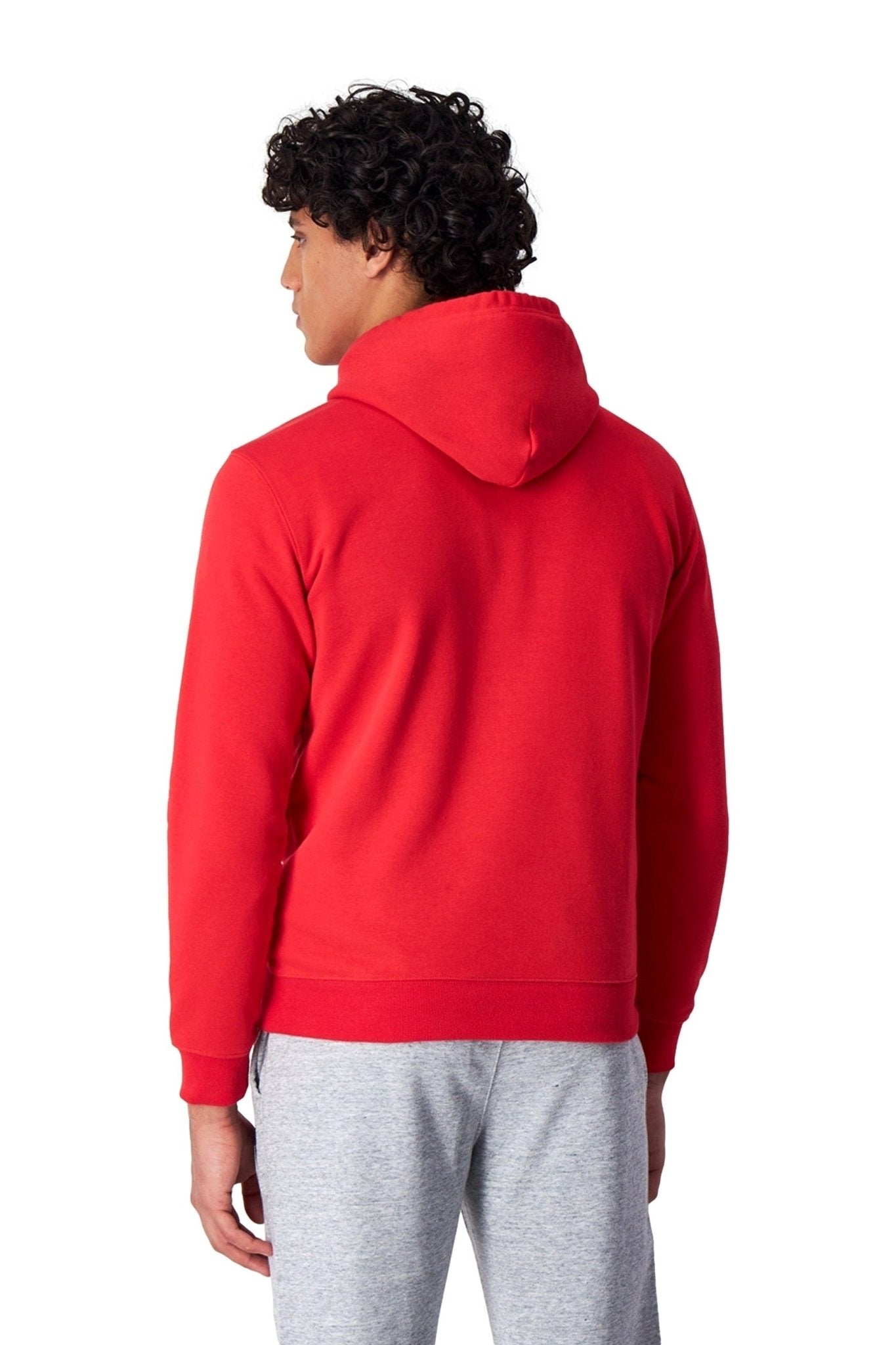 SUDADERA CHAMPION ROJA SMALL EMBROIDERED LOGO HOODED SWEATSHIRT - AREA ZERO