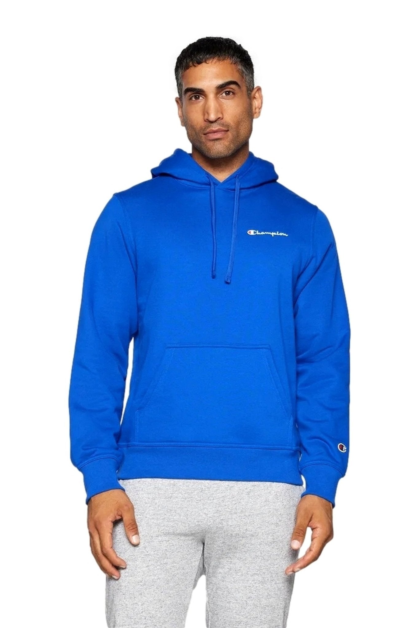 SUDADERA CHAMPION ROYAL SMALL EMBROIDERED LOGO HOODED SWEATSHIRT - AREA ZERO