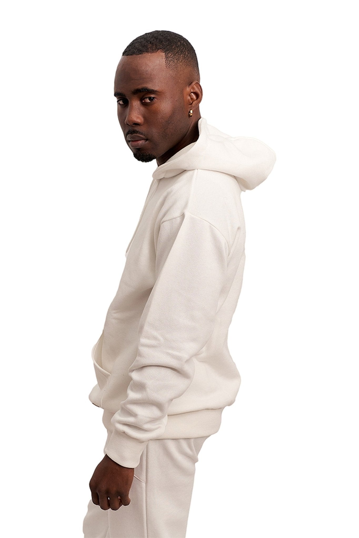 SUDADERA CRUDA AZ ESSENTIALS TAGGED POCKET HOODIE - AREA ZERO