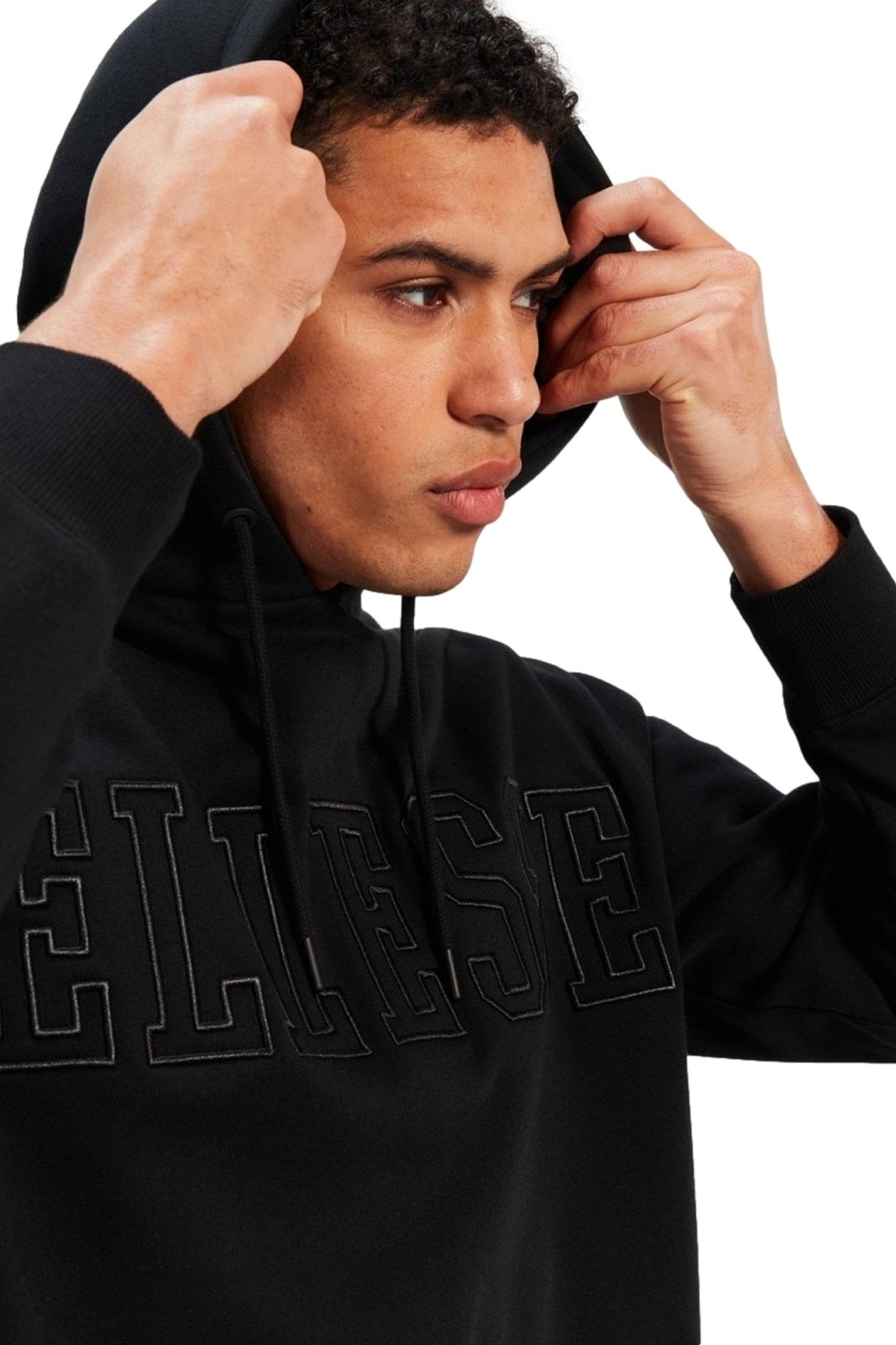 SUDADERA ELLESSE NEGRA MONTATO OH HOODY - AREA ZERO