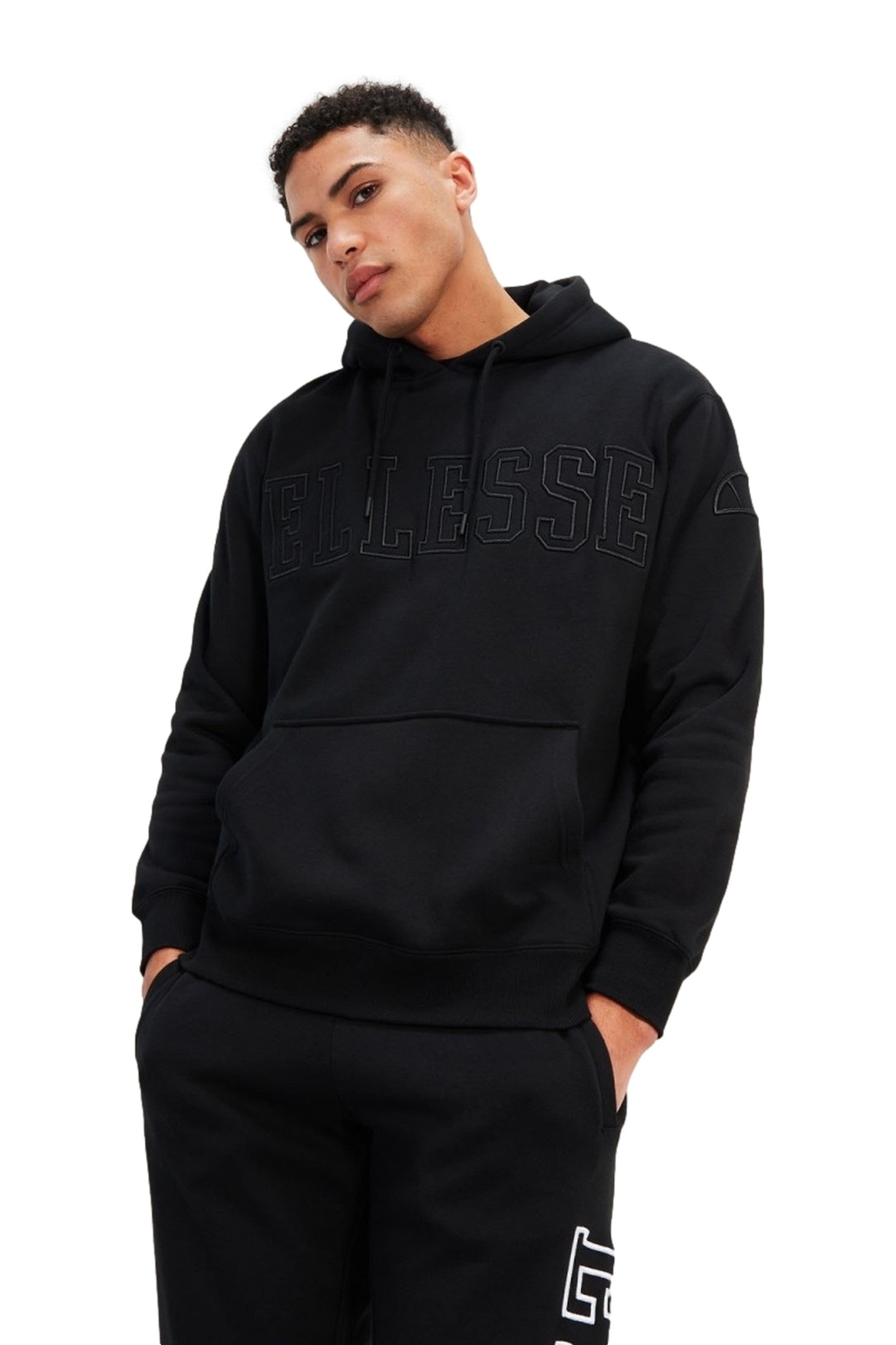 SUDADERA ELLESSE NEGRA MONTATO OH HOODY