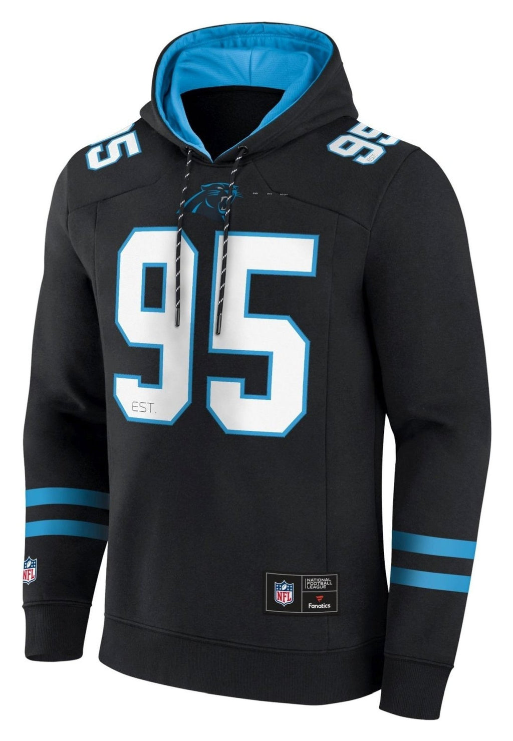 SUDADERA FANATICS NEGRA PANTHERS FRANCHISE PULLOVER HOODIE - AREA ZERO