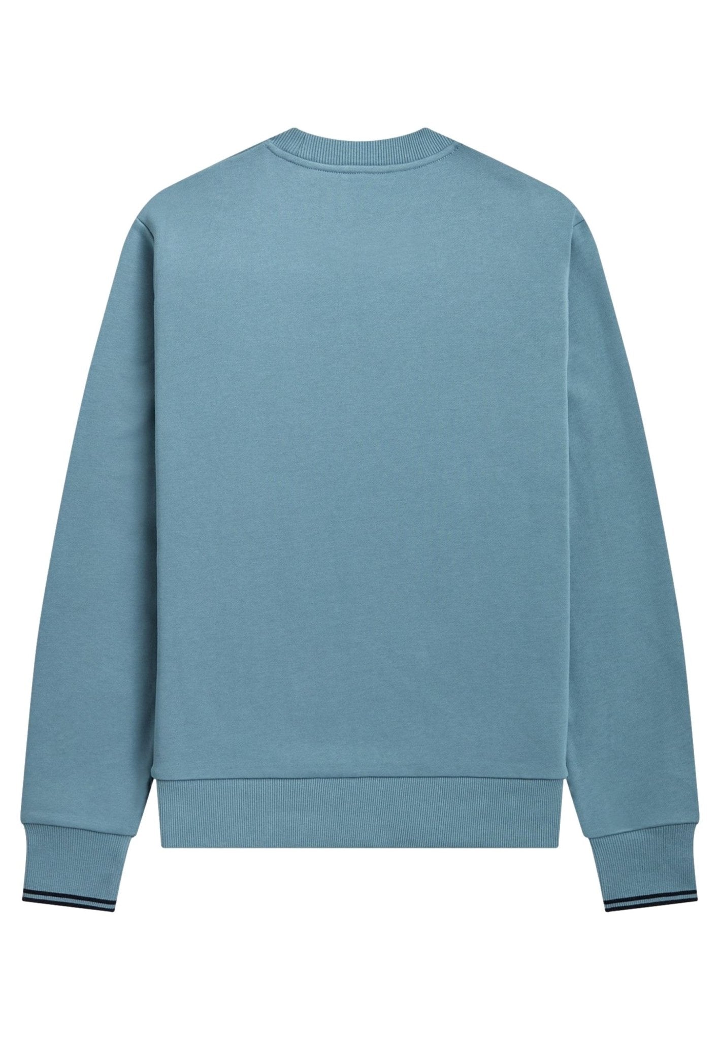 SUDADERA FRED PERRY AZUL CENIZA CREWNECK SWEATSHIRT - AREA ZERO