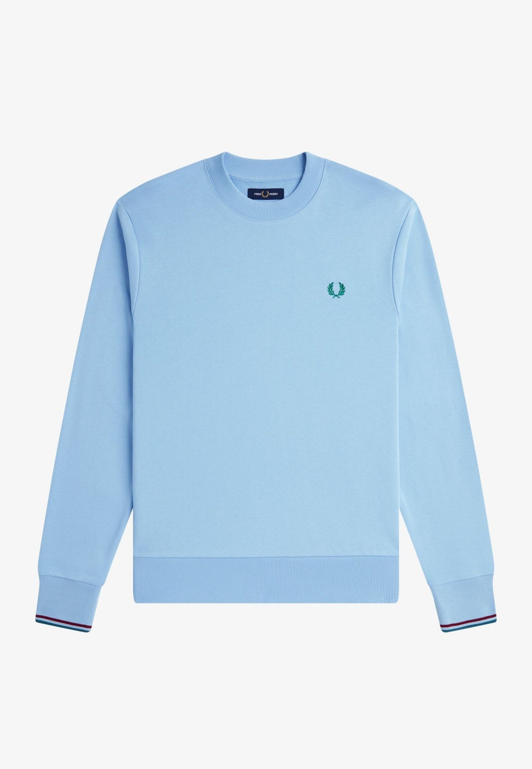 SUDADERA FRED PERRY CELESTE Z55 CREWNECK SWEATSHIRT