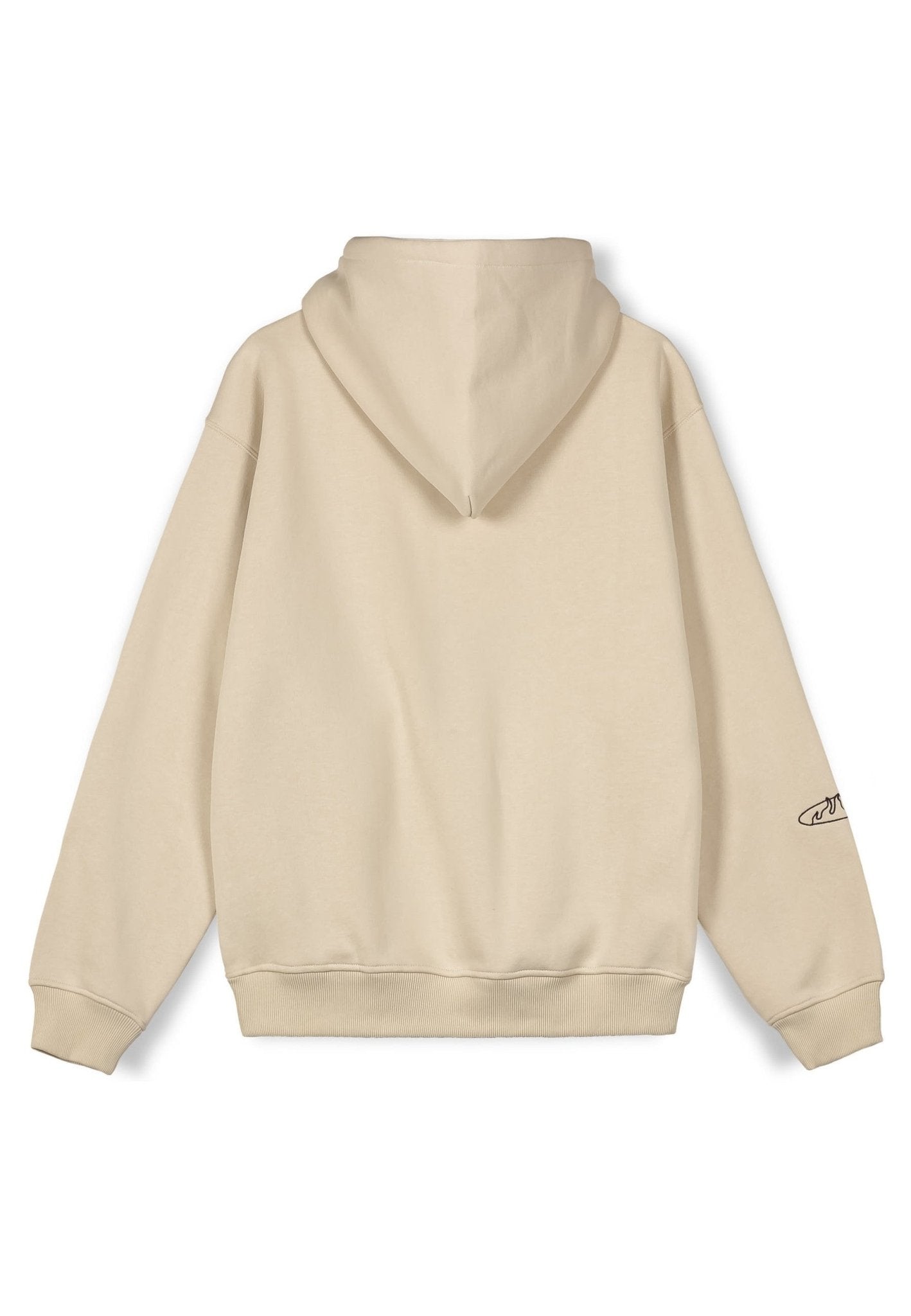 SUDADERA GRIMEY BEIGE MELTED STONE VINTAGE HOODIE - AREA ZERO