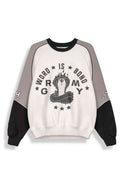 GRIMEY WHITE SHO NUFF CREWNECK SWEATSHIRT