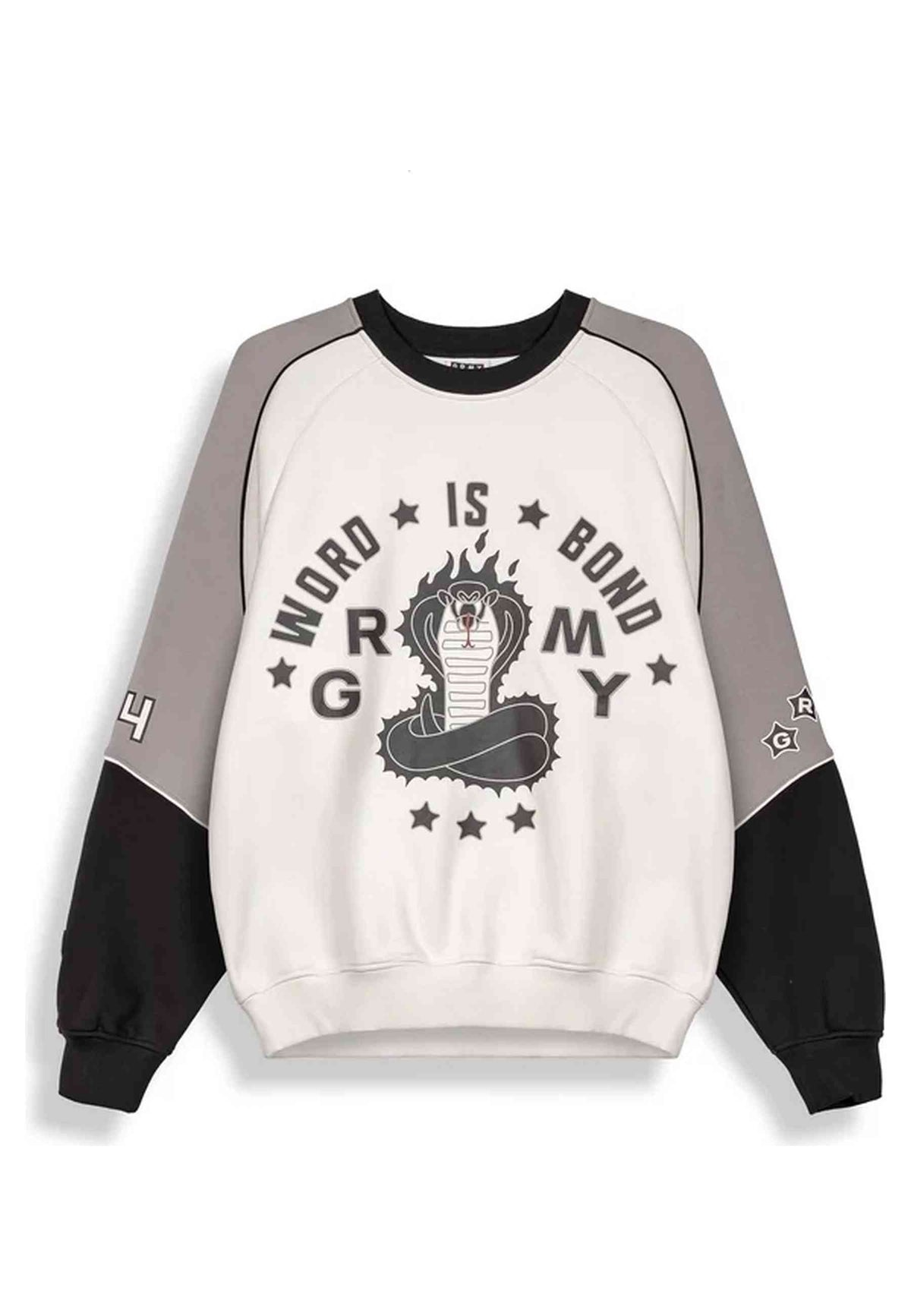 SUDADERA GRIMEY BLANCA SHO NUFF CREWNECK SWEATSHIRT