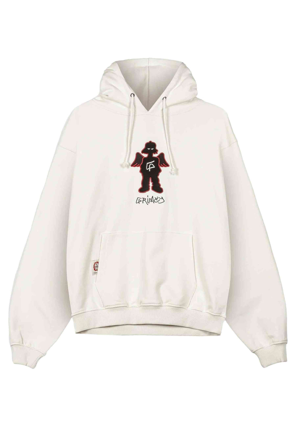 SUDADERA GRIMEY BLANCA THE SHELTER WE BURN SO SWEET BOXY HOODIE