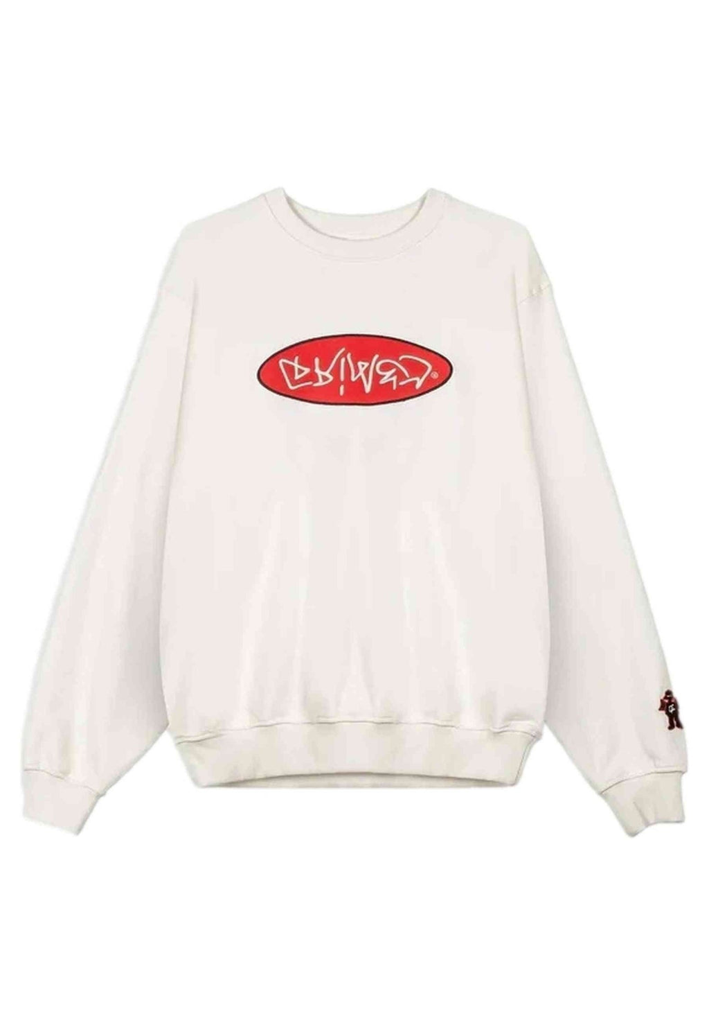 SUDADERA GRIMEY BLANCA THE SHELTER WE BURN SO SWEET VINTAGE CREWNECK - AREA ZERO
