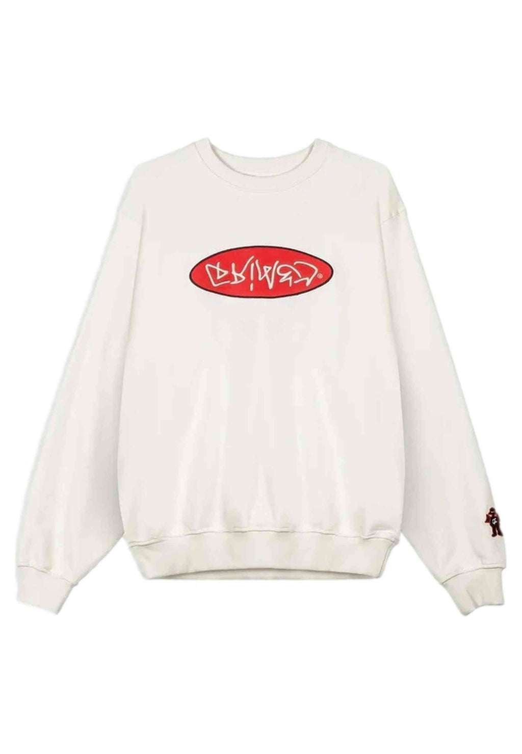 SUDADERA GRIMEY BLANCA THE SHELTER WE BURN SO SWEET VINTAGE CREWNECK