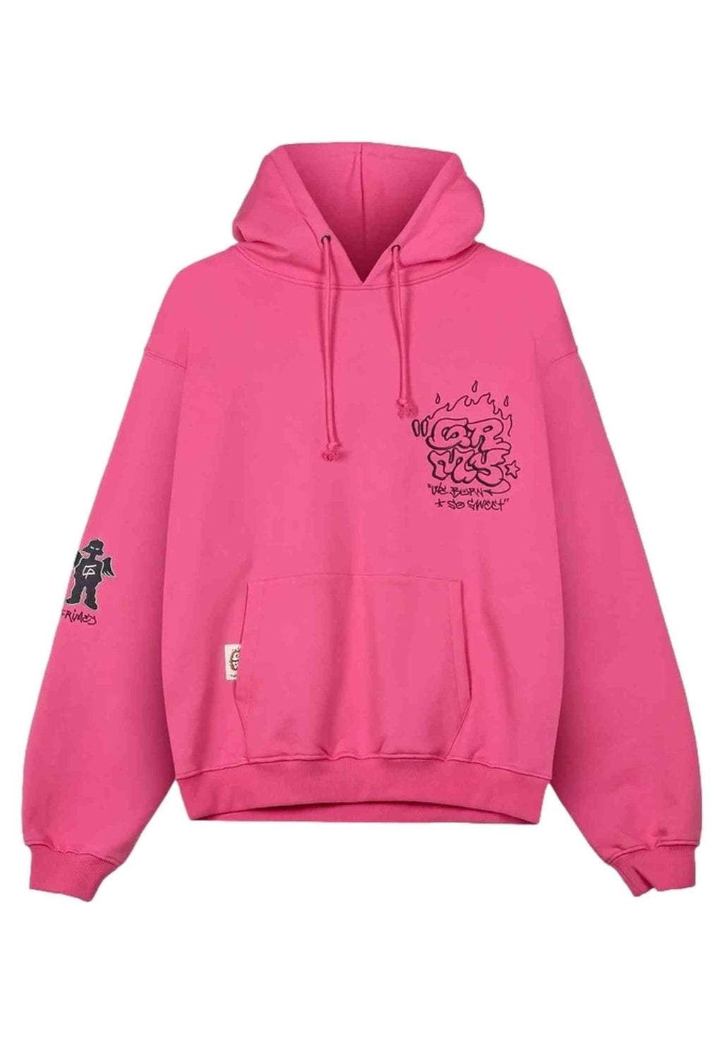 SUDADERA GRIMEY FUXIA THE SHELTER BOXY HOODIE - AREA ZERO