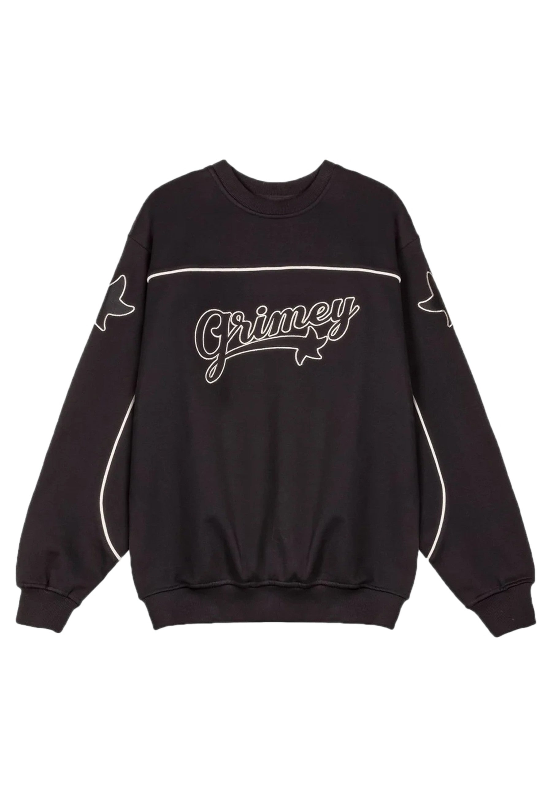 SUDADERA GRIMEY NEGRA MADRID HEAVYWEIGHT VINTAGE CREWNECK