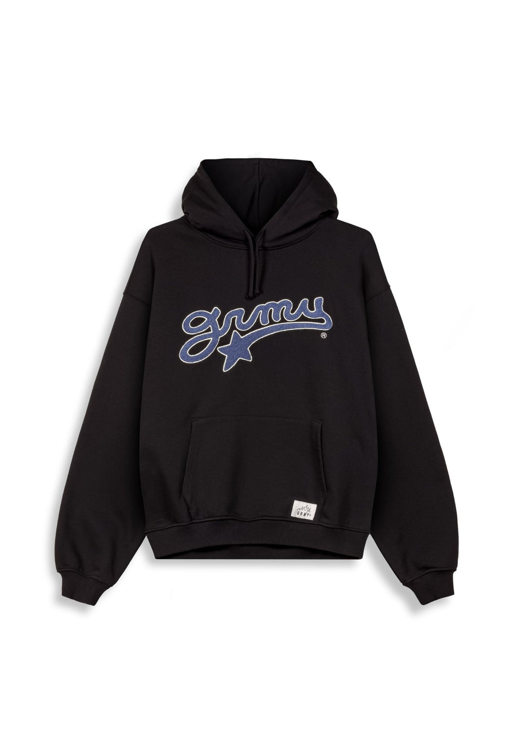 SUDADERA GRIMEY NEGRA MUDS THE RESIDENCE MADRID BOXY HOODIE - AREA ZERO