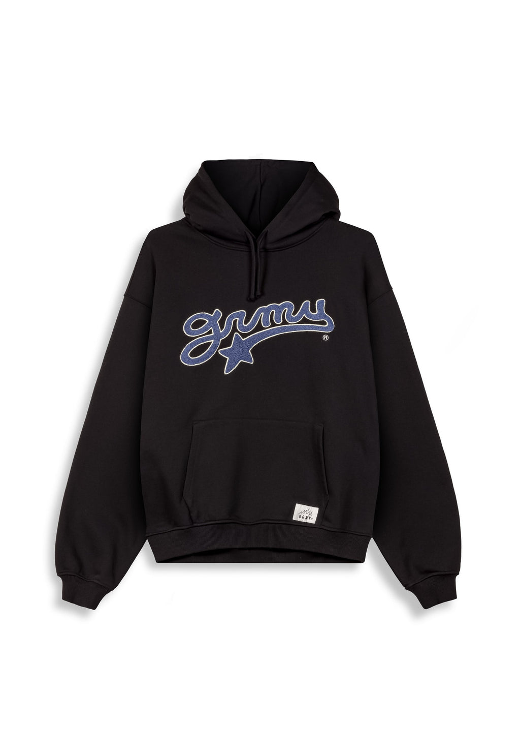 SUDADERA GRIMEY NEGRA MUDS THE RESIDENCE MADRID BOXY HOODIE