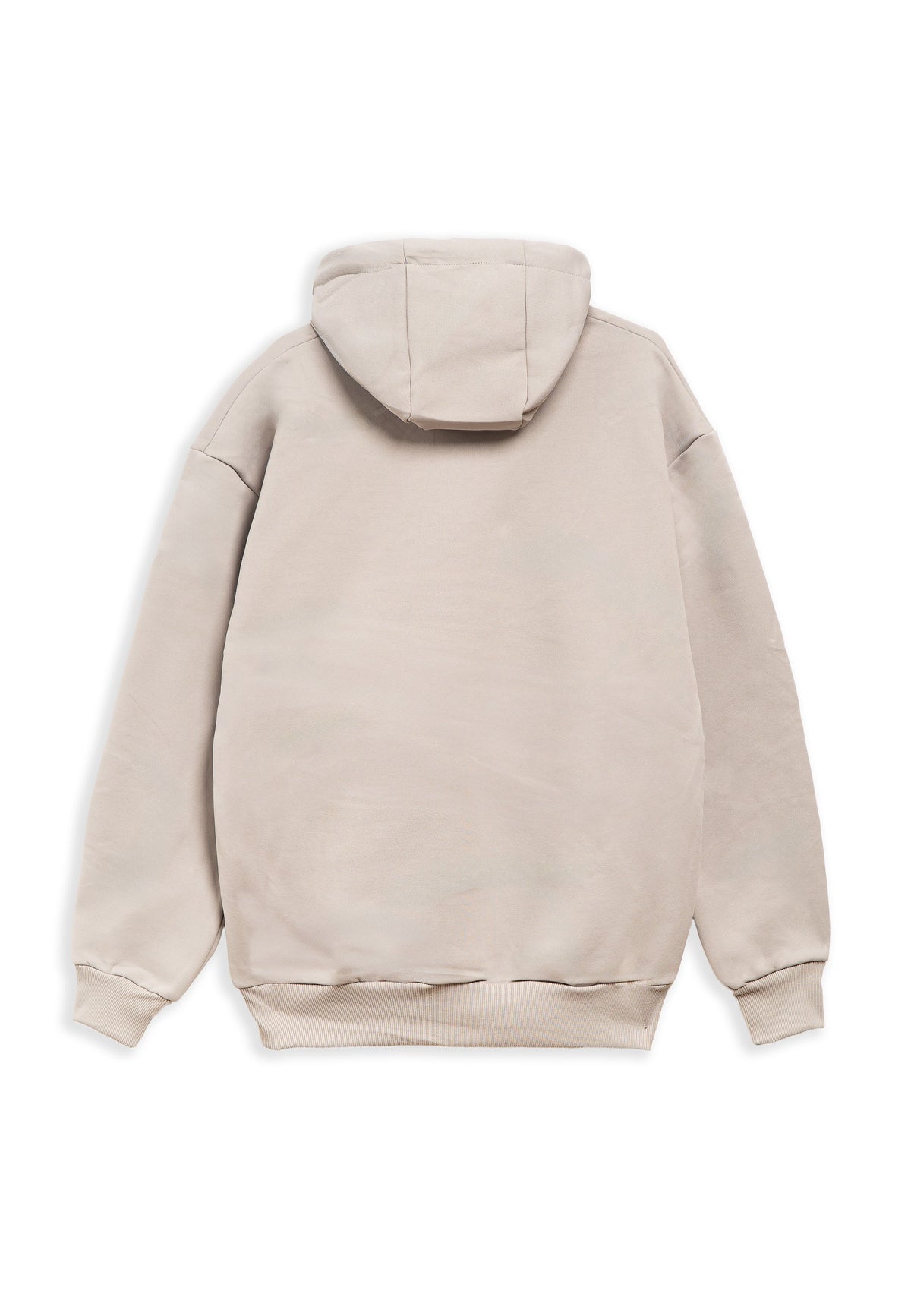SUDADERA GRIS BROOKLIN BRUSHED SCRIPT HOODIE