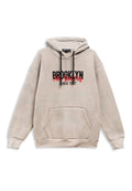 SUDADERA GRIS BROOKLIN HOODIE