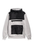 SUDADERA GRIS FRONT POCKET HOODIE