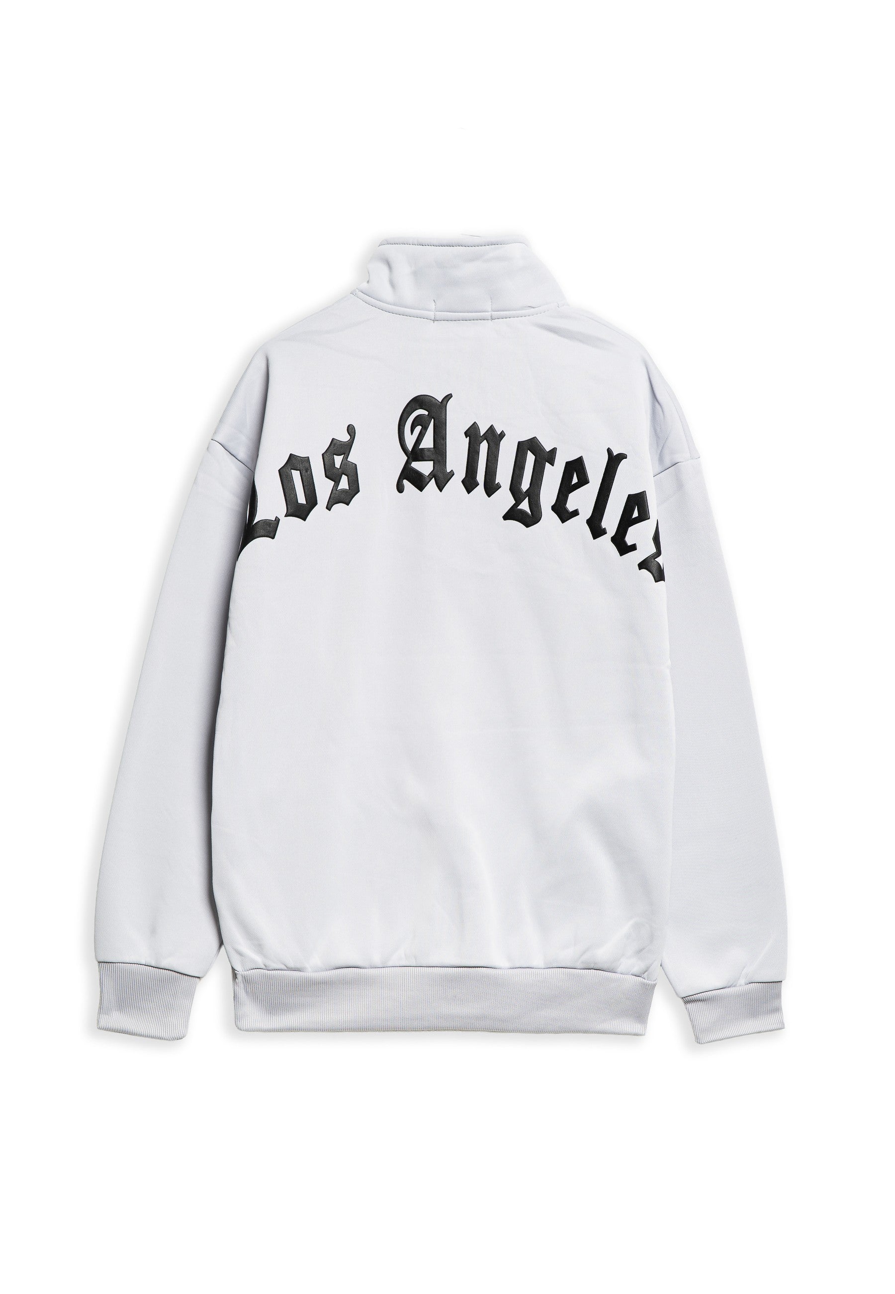SUDADERA GRIS LOS ANGELES HALF ZIP TRACKJACKET