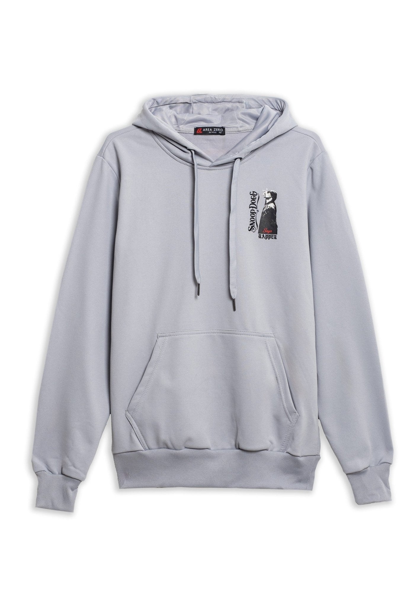 SUDADERA GRIS SNOOP DOG RAPPER HOODIE - AREA ZERO