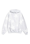 SUDADERA GRIS/BLANCA FALLING STARS HOODIE