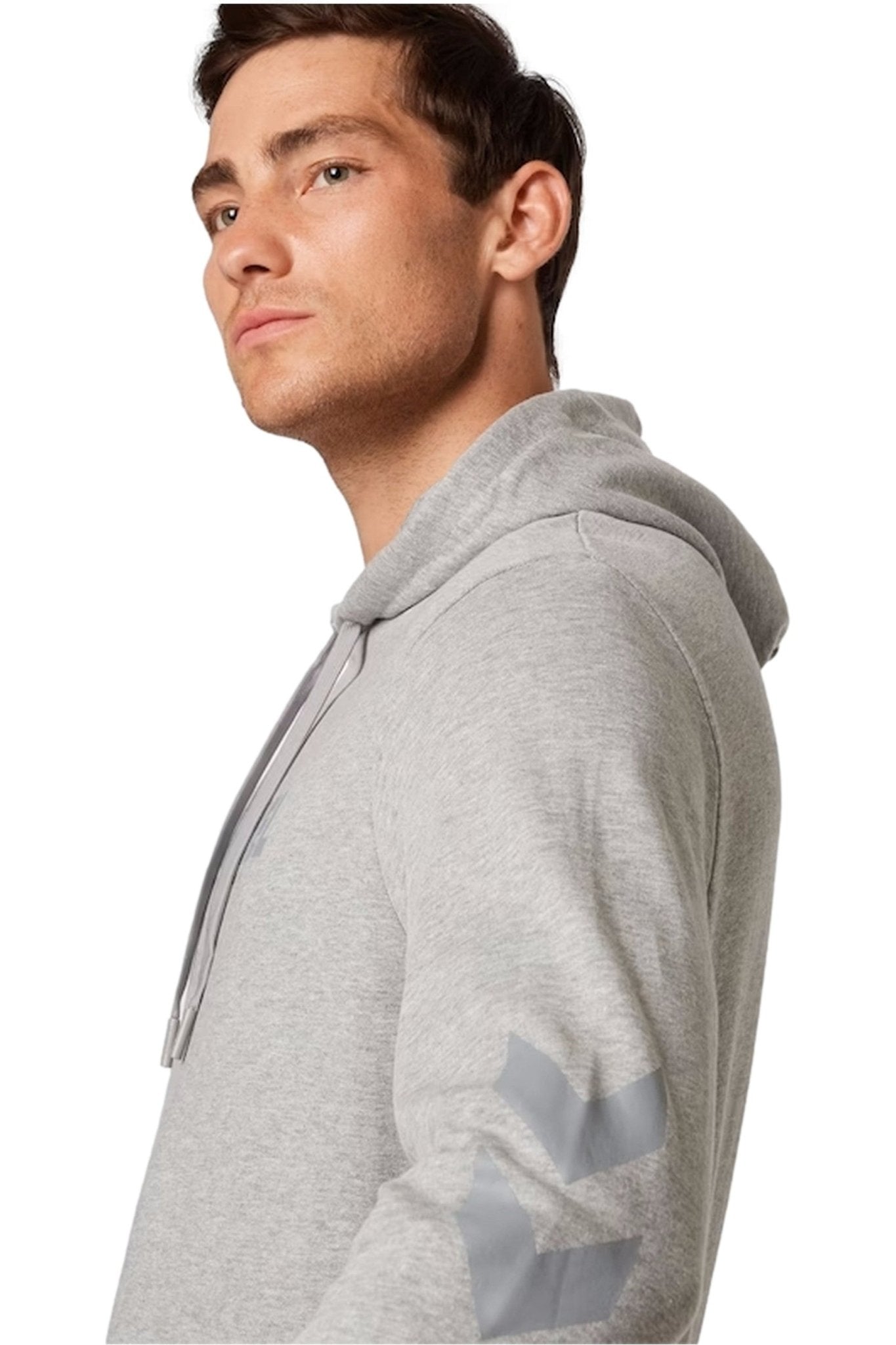 SUDADERA HUMMEL GRIS LEGACY LOGO HOODIE - AREA ZERO