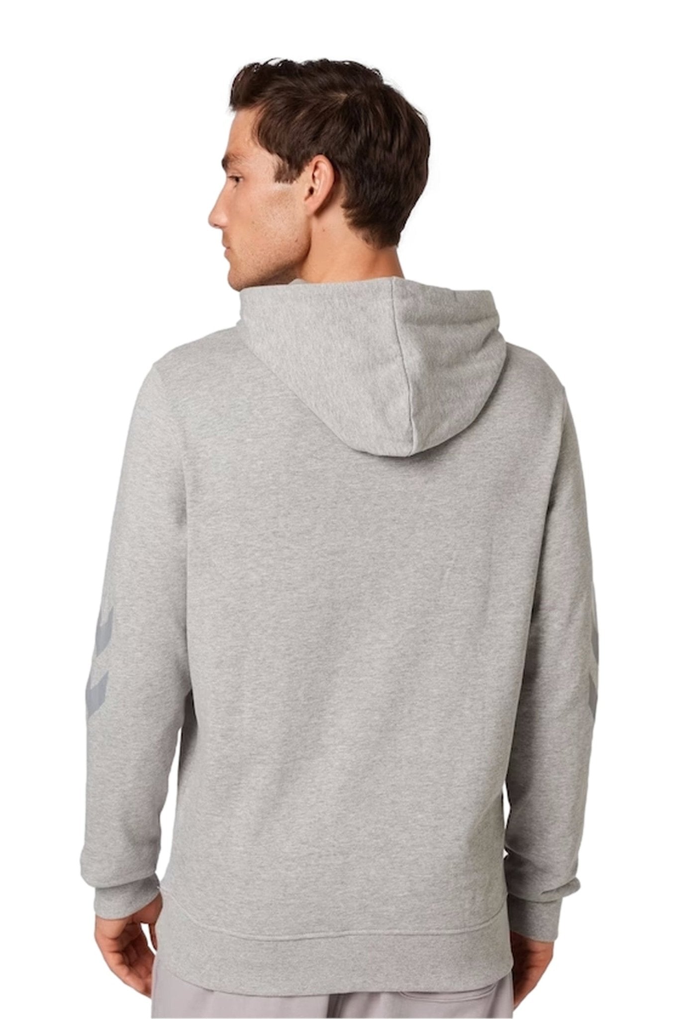 SUDADERA HUMMEL GRIS LEGACY LOGO HOODIE - AREA ZERO