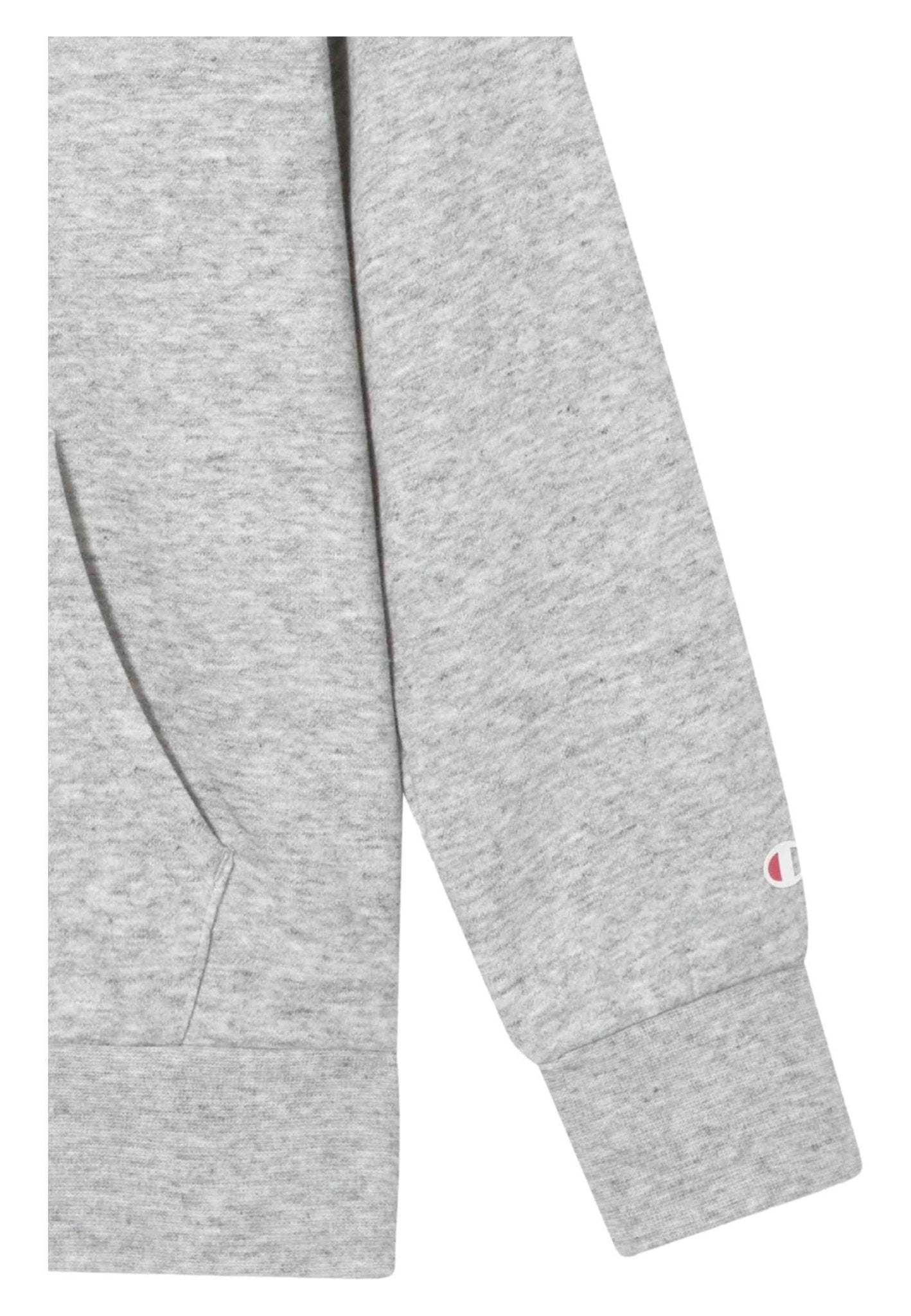 SUDADERA JUNIOR CHAMPION GRIS BIG PRINTED LOGO HOODIE - AREA ZERO