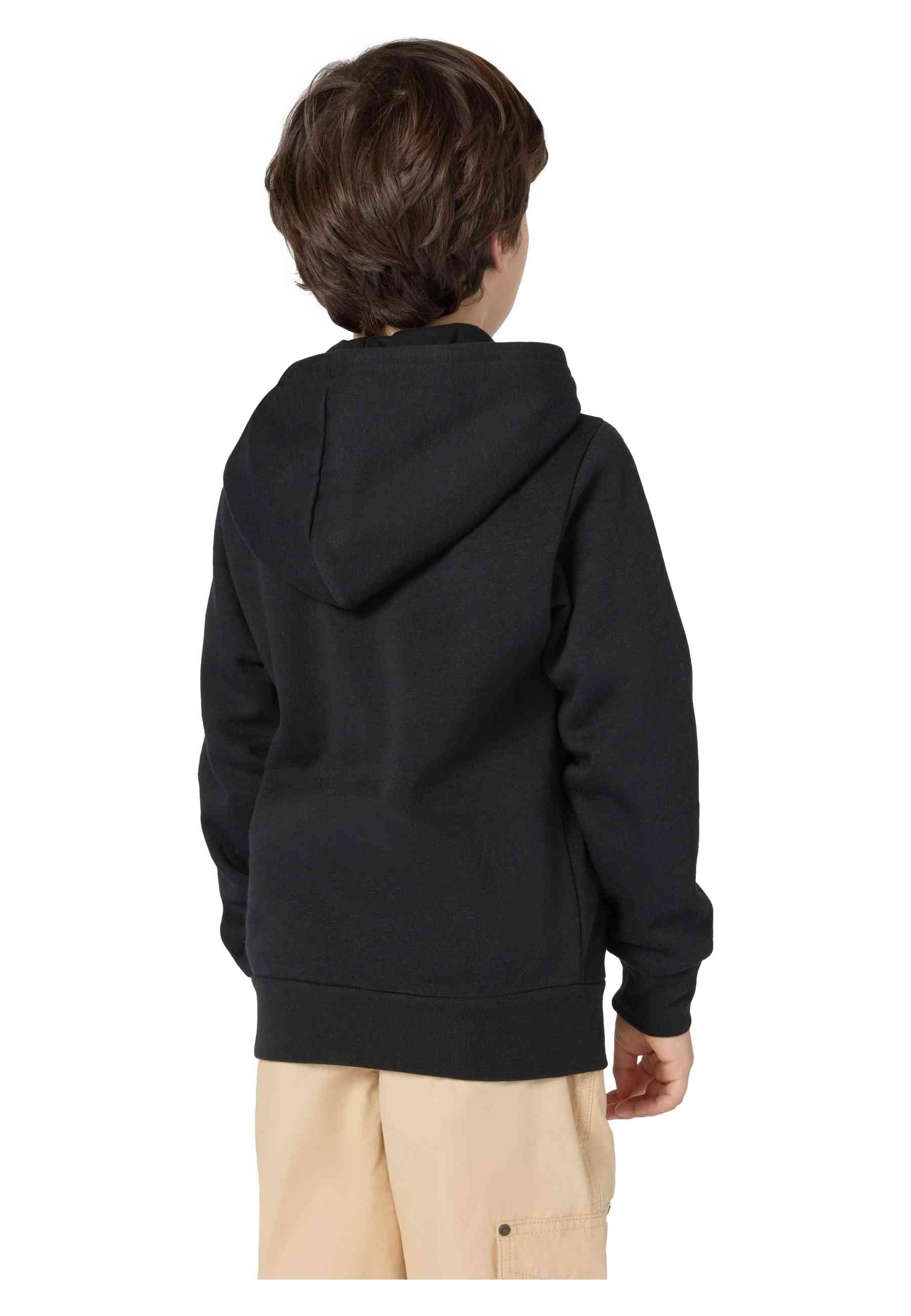 SUDADERA JUNIOR CHAMPION NEGRA BIG PRINTED LOGO HOODIE