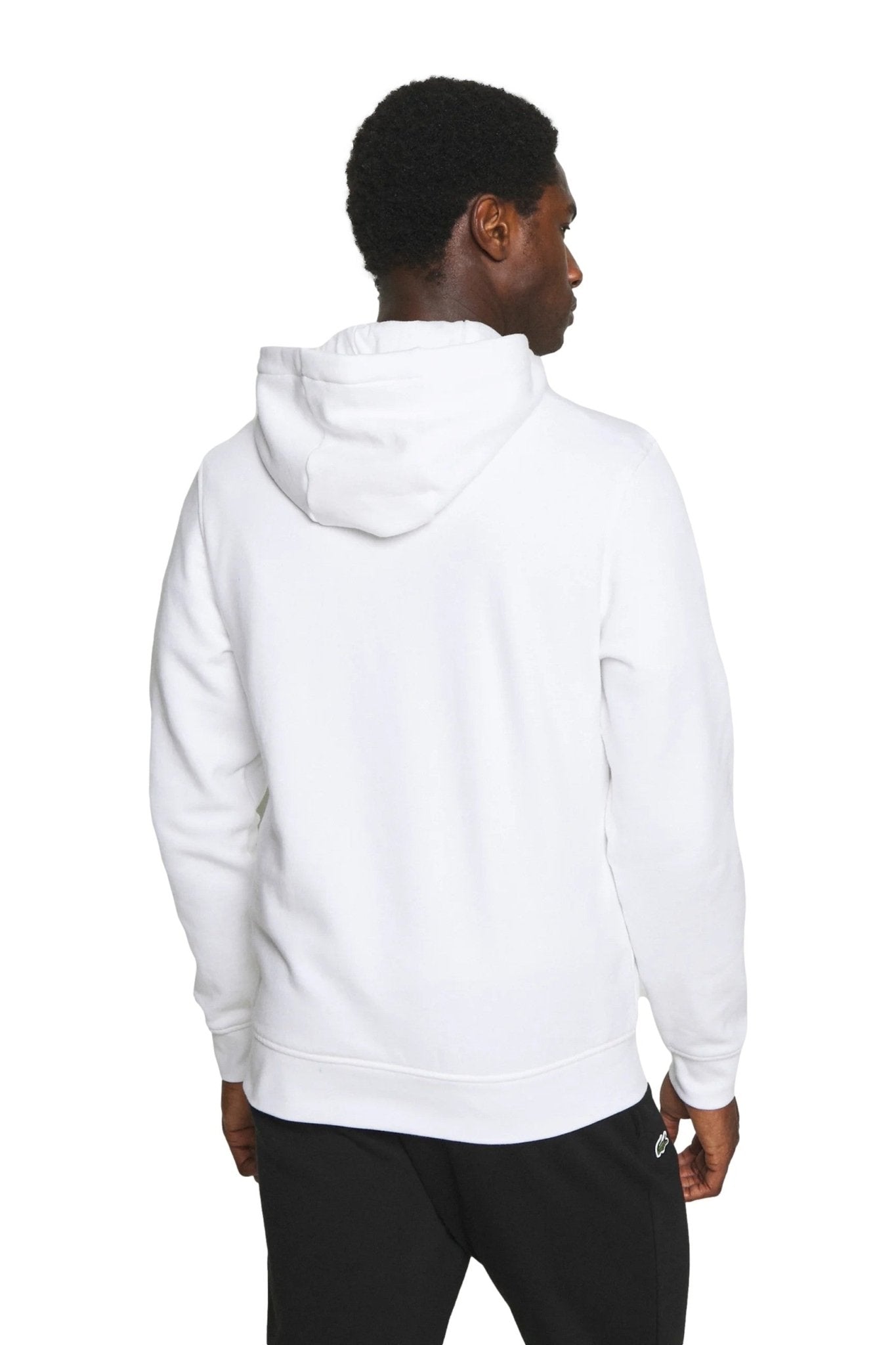 SUDADERA LACOSTE BLANCA BASIC HOODED SWEATSHIRT - AREA ZERO