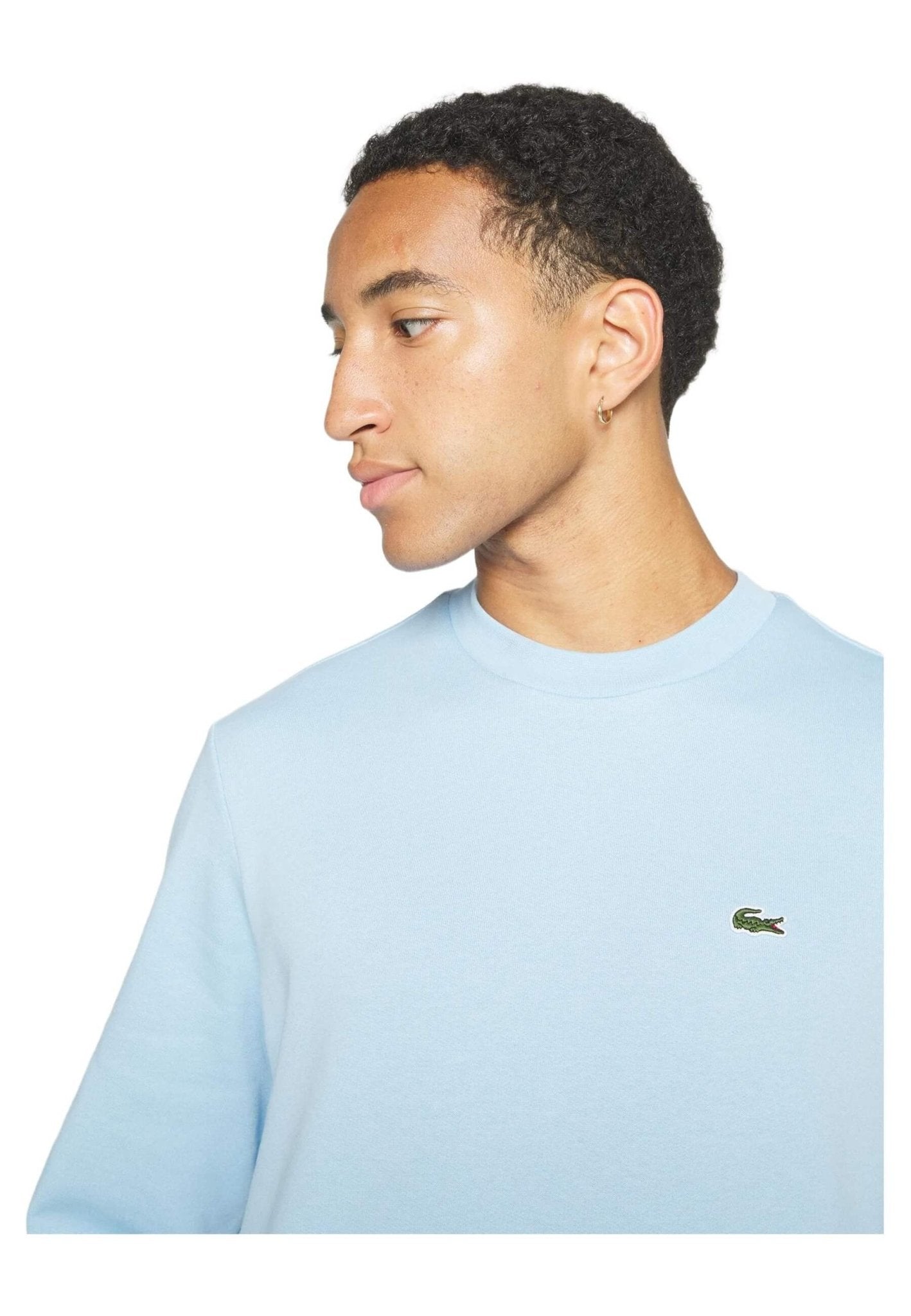 SUDADERA LACOSTE CELESTE SMALL LOGO CLASSIC SWEATSHIRT - AREA ZERO