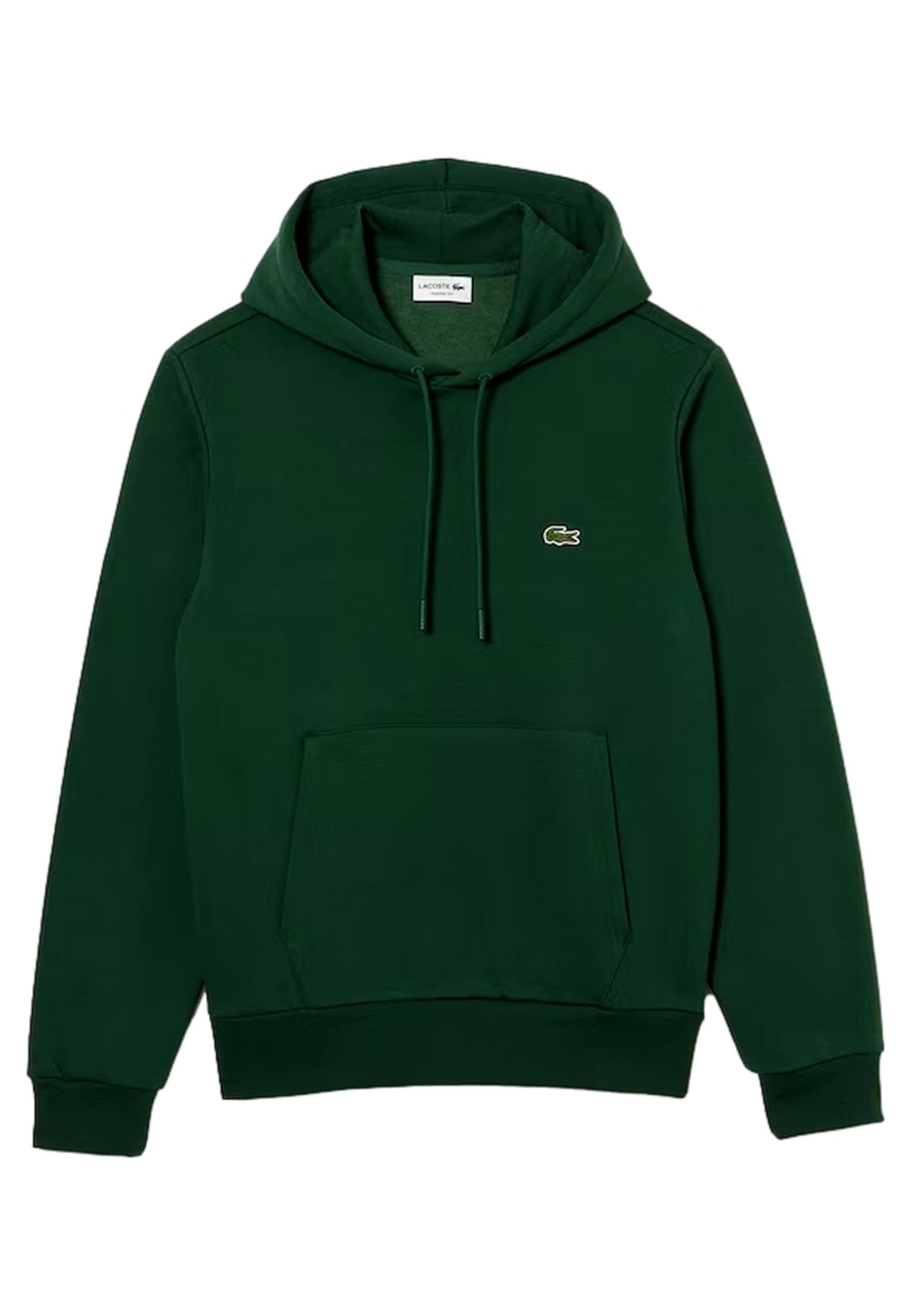 SUDADERA LACOSTE VERDE FOREST BASIC HOODED SWEATSHIRT