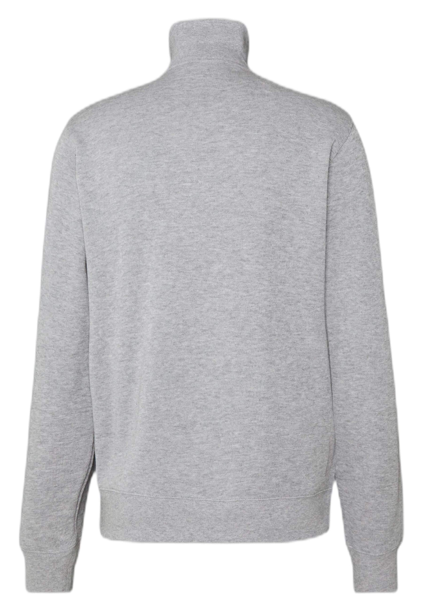 SUDADERA LACOSTE GRIS ZIP UP HIGH NECK SWEATSHIRT