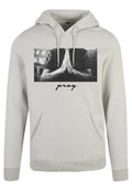 SUDADERA MISTER TEE BEIGE LIGHTASPHALT PRAY HOODIE