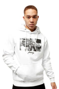 SUDADERA MISTER TEE BLANCA PRAY 2.0 HOODIE