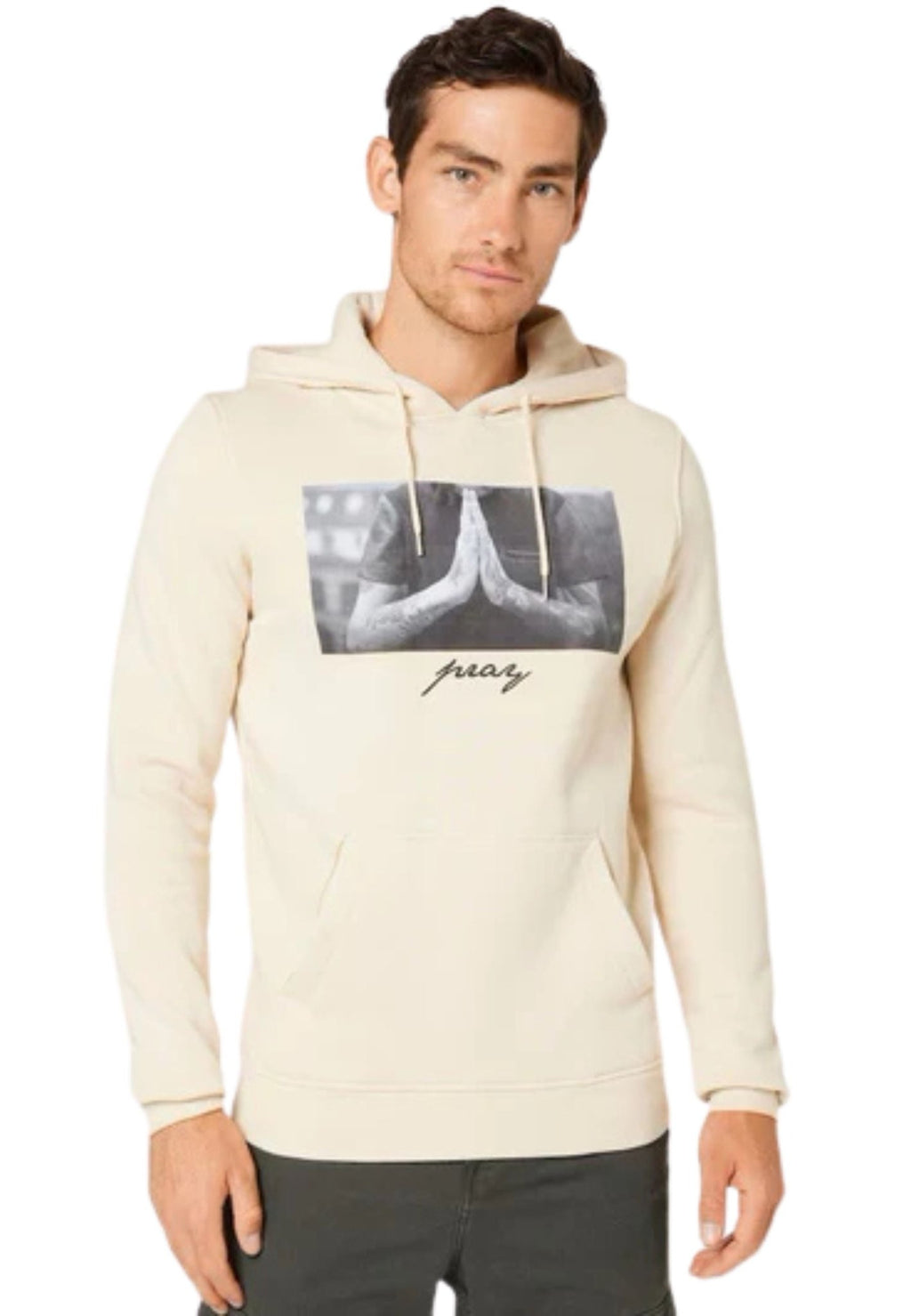 SUDADERA MISTER TEE CRUDA PRAY HOODIE - AREA ZERO