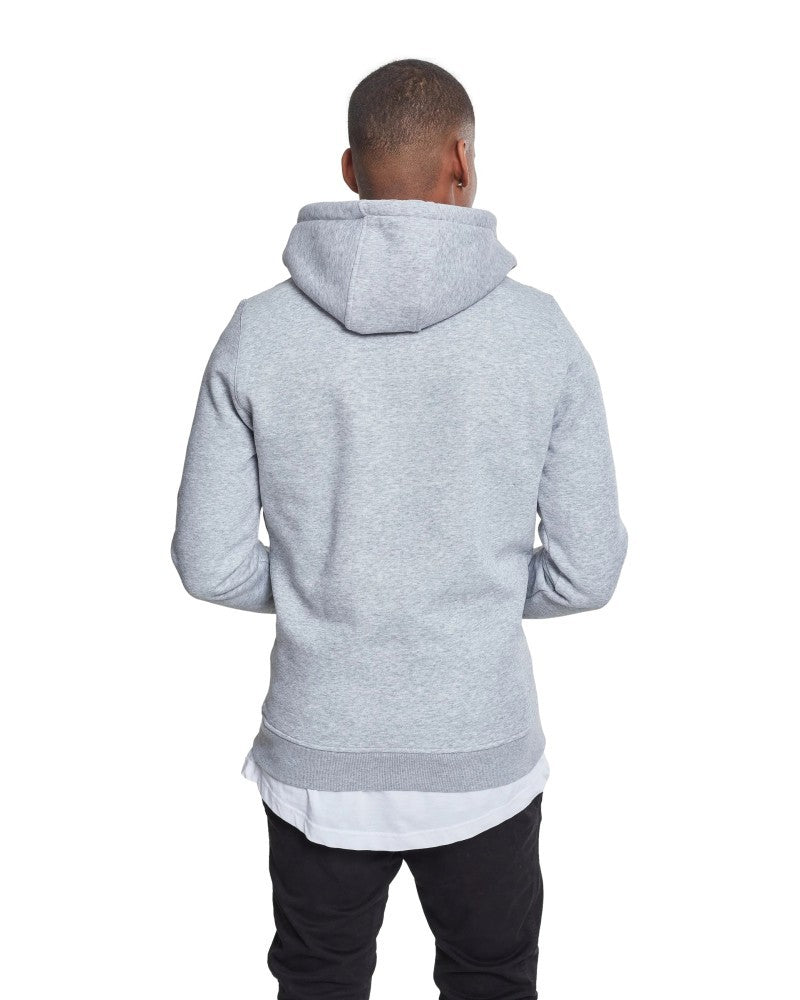 SUDADERA MISTER TEE GRIS HEATHER PRAY HOODIE - AREA ZERO
