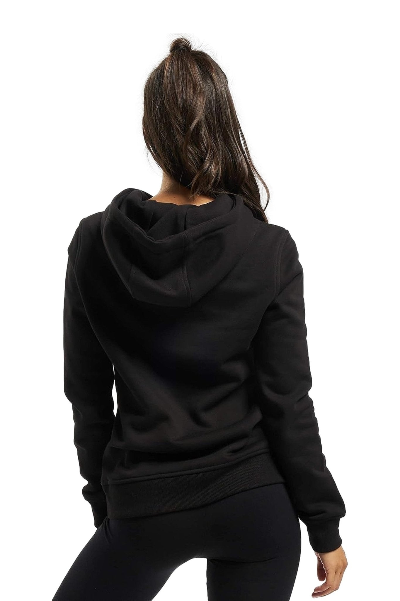 SUDADERA MISTER TEE NEGRA PRAY GIRL HOODIE - AREA ZERO