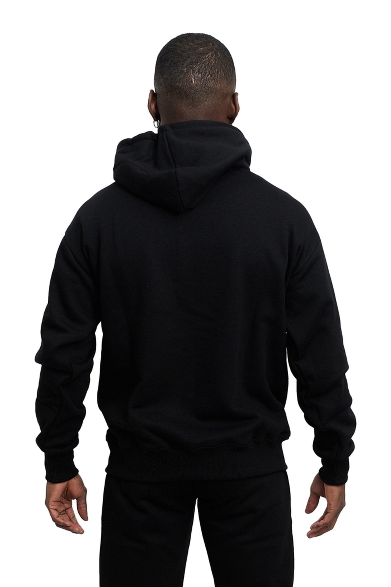SUDADERA NEGRA BOSTON 00 HOODIE - AREA ZERO