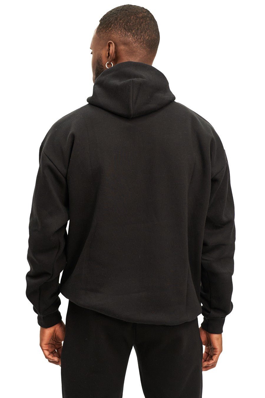 SUDADERA NEGRA CHICAGO SNEAKERS BIG FACE HOODIE - AREA ZERO