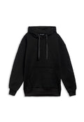 SUDADERA NEGRA NEW YORK CITY EMBROIDERED SLEEVE HOODIE
