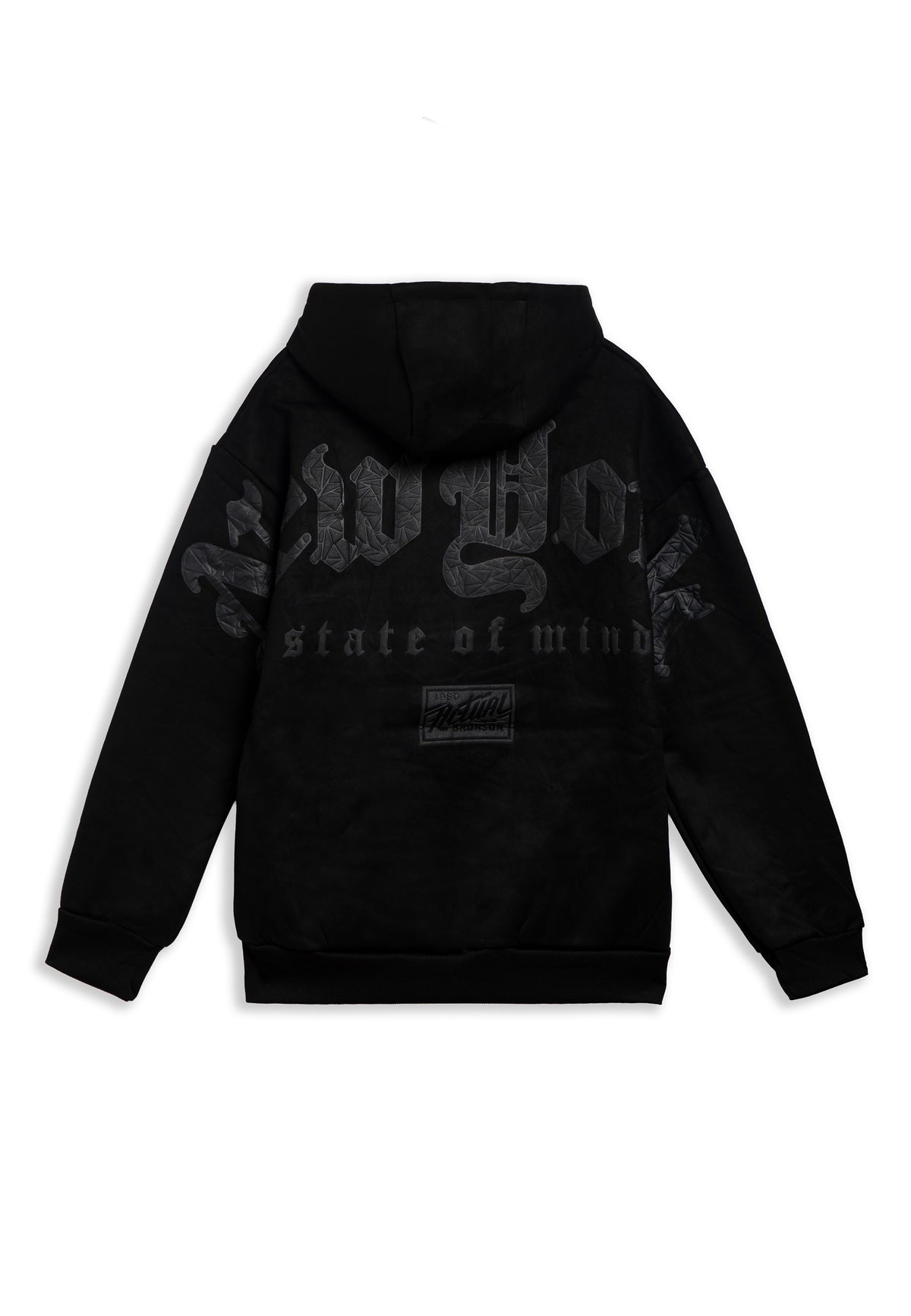SUDADERA NEGRA NEW YORK STATE OF MIND HOODIE