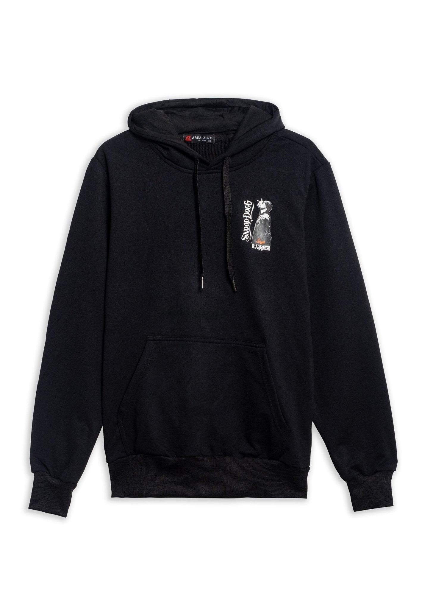 SUDADERA NEGRA SNOOP DOG RAPPER HOODIE - AREA ZERO