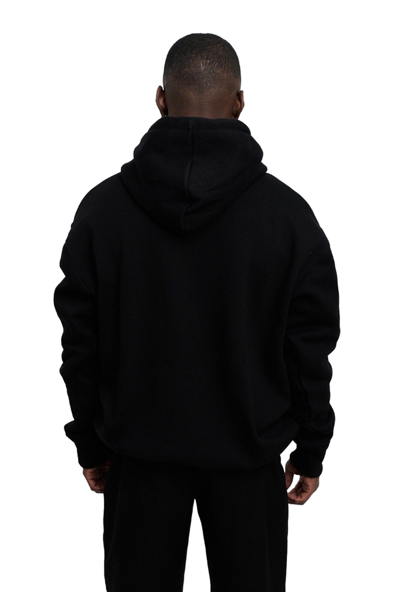 SUDADERA NEGRA/ROJA CHICAGO SNEAKERS GOLDEN FACE HOODIE - AREA ZERO